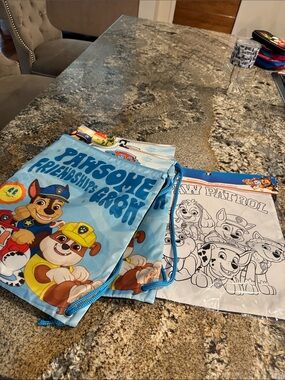 Paw Patrol Drawstring Bags - Bundle of 3